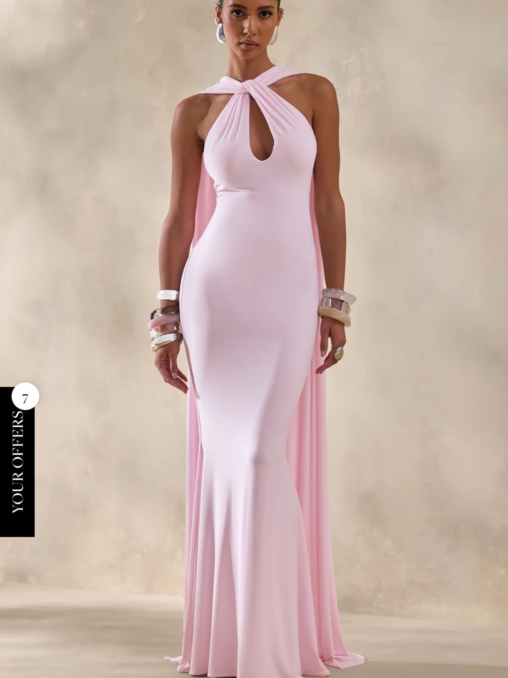 Club L London Pink Rhoda Dress